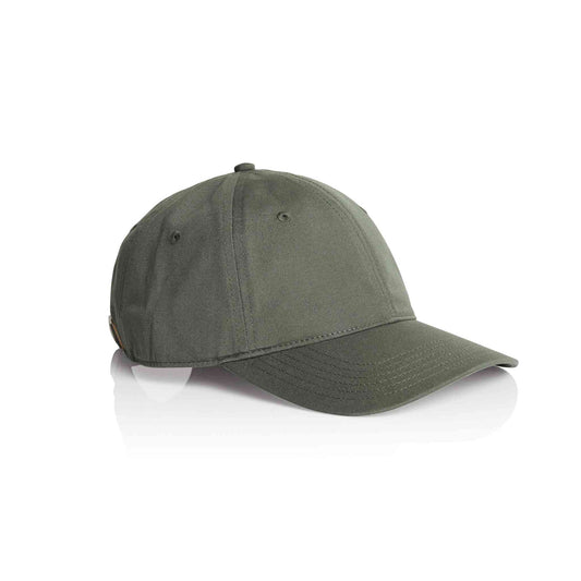AS Colour 1130 Access 6 panel cap in cypress colour, side view