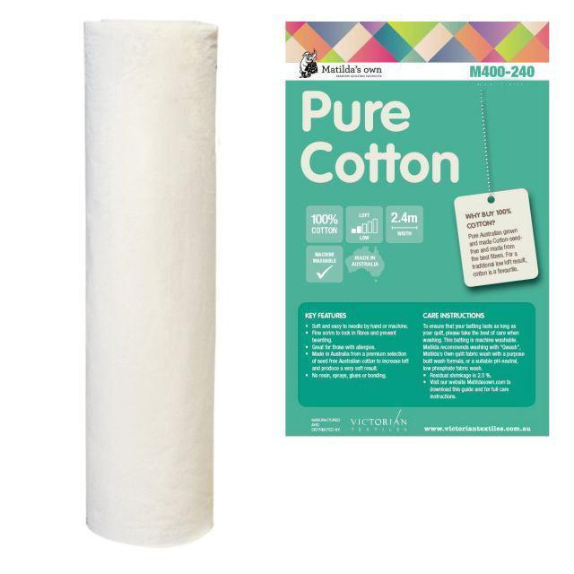 Matilda's Own 100% Cotton Batting Matilda's Own 100% Cotton Batting