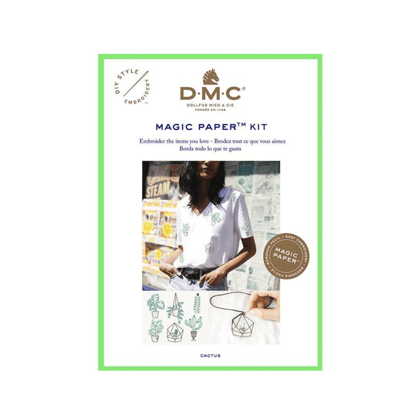 DMC Magic Paper™ Embroidery Kit