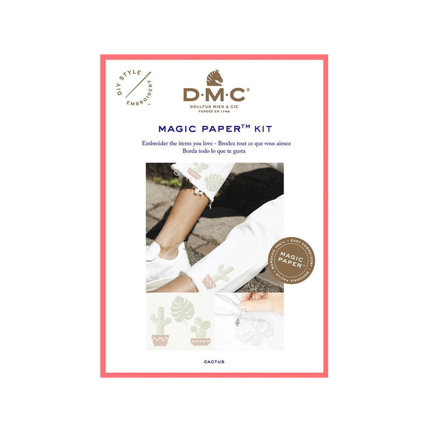 DMC Magic Paper™ Embroidery Kit