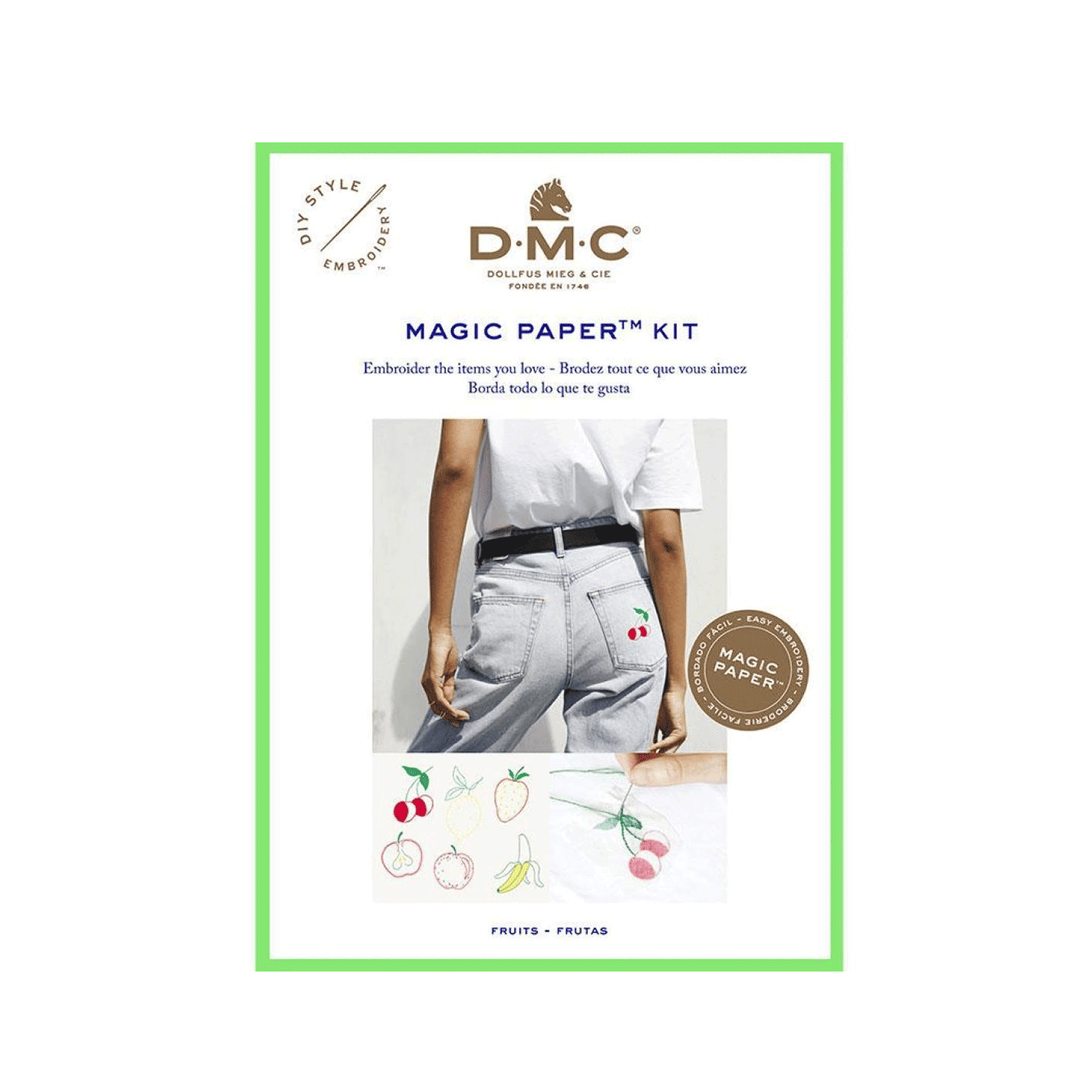 DMC Magic Paper™ Embroidery Kit
