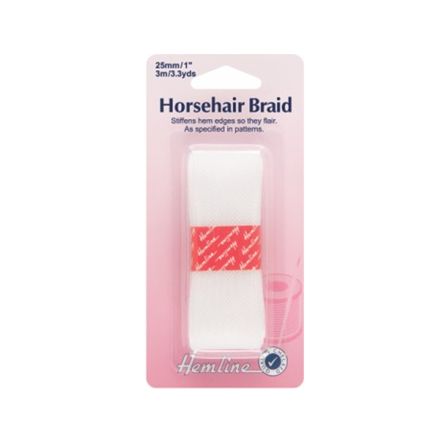 Hemline Horsehair Braid