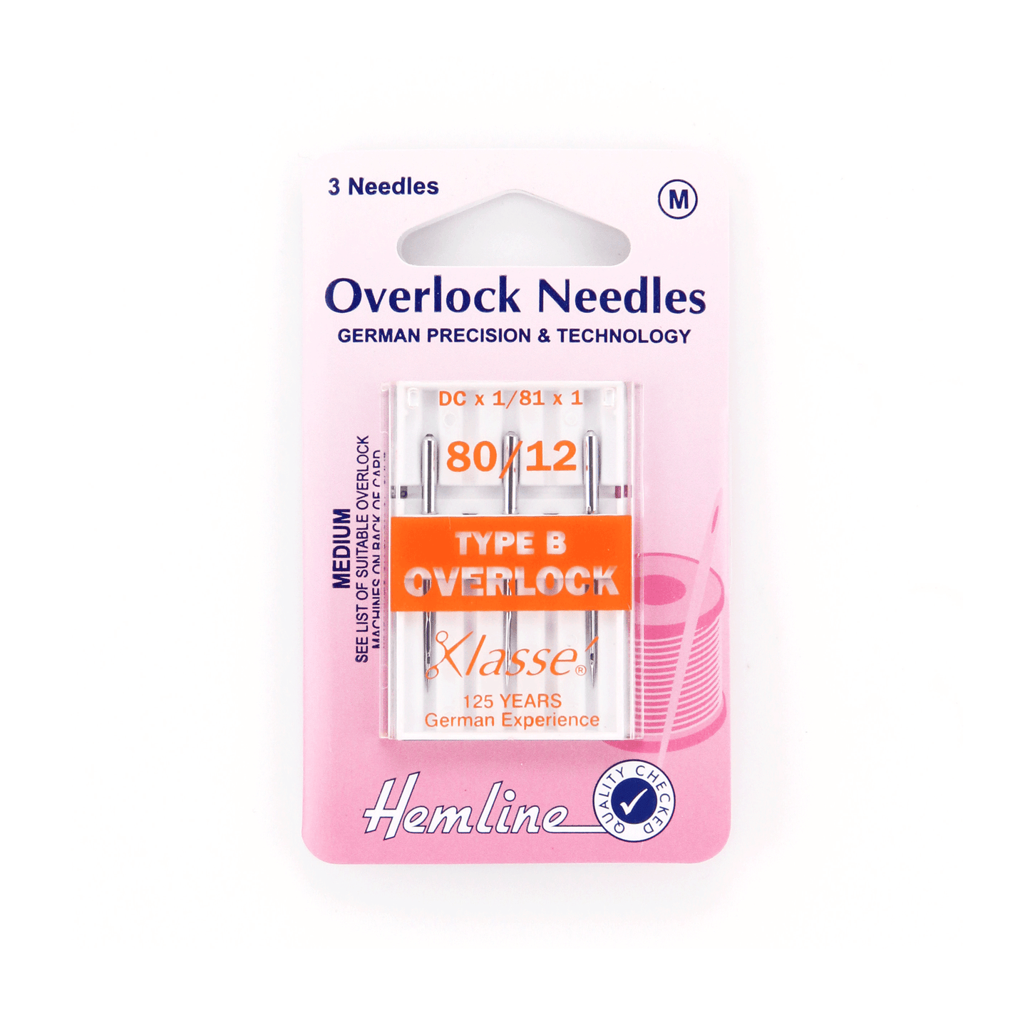 Klasse / Hemline Overlock Machine Needles