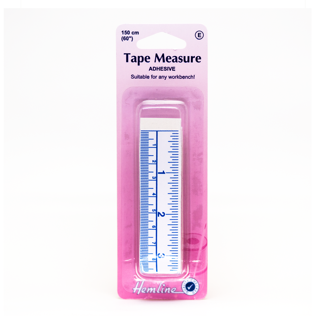 Hemline Adhesive Tape Measure - 150cm (60")
