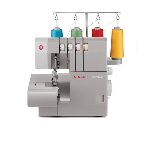 Singer Heavy Duty Grey coloured Overlocker with Front view