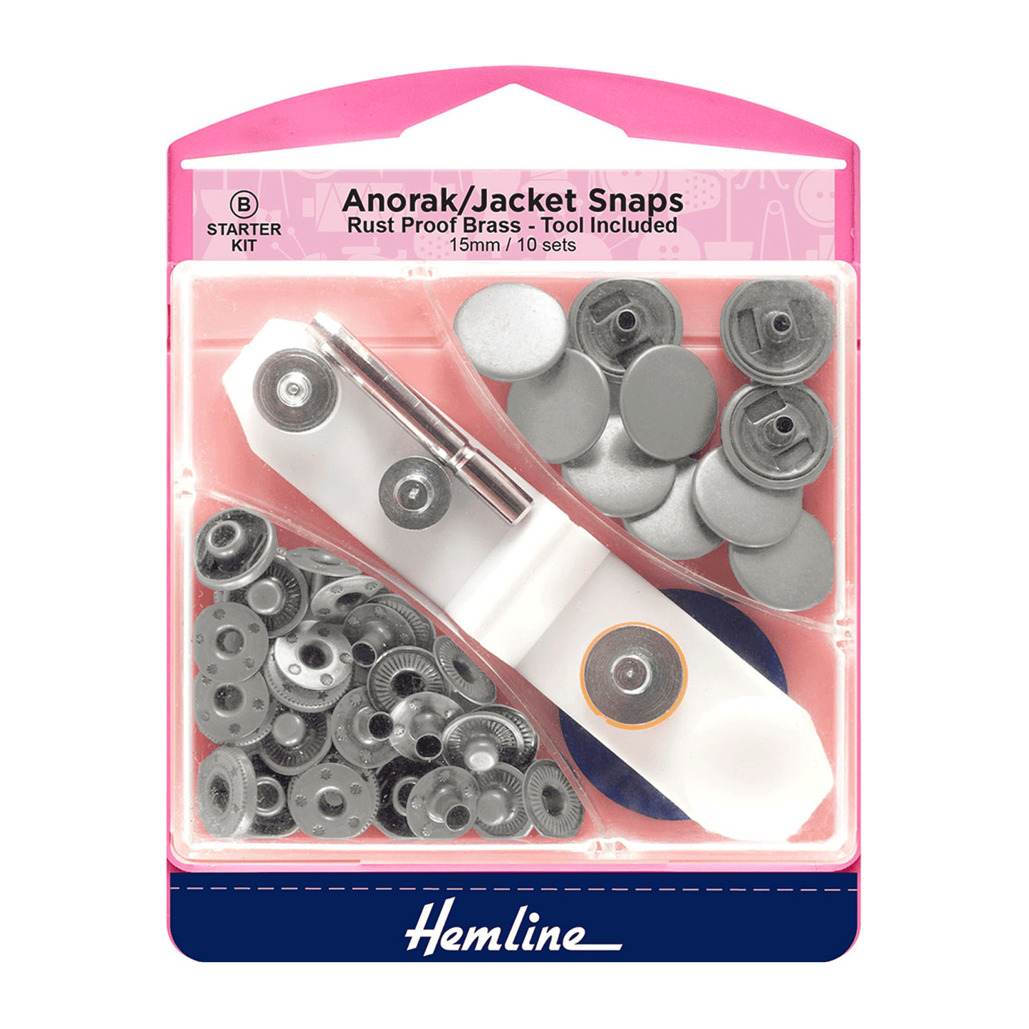 Anorak/Jacket Snaps 15mm