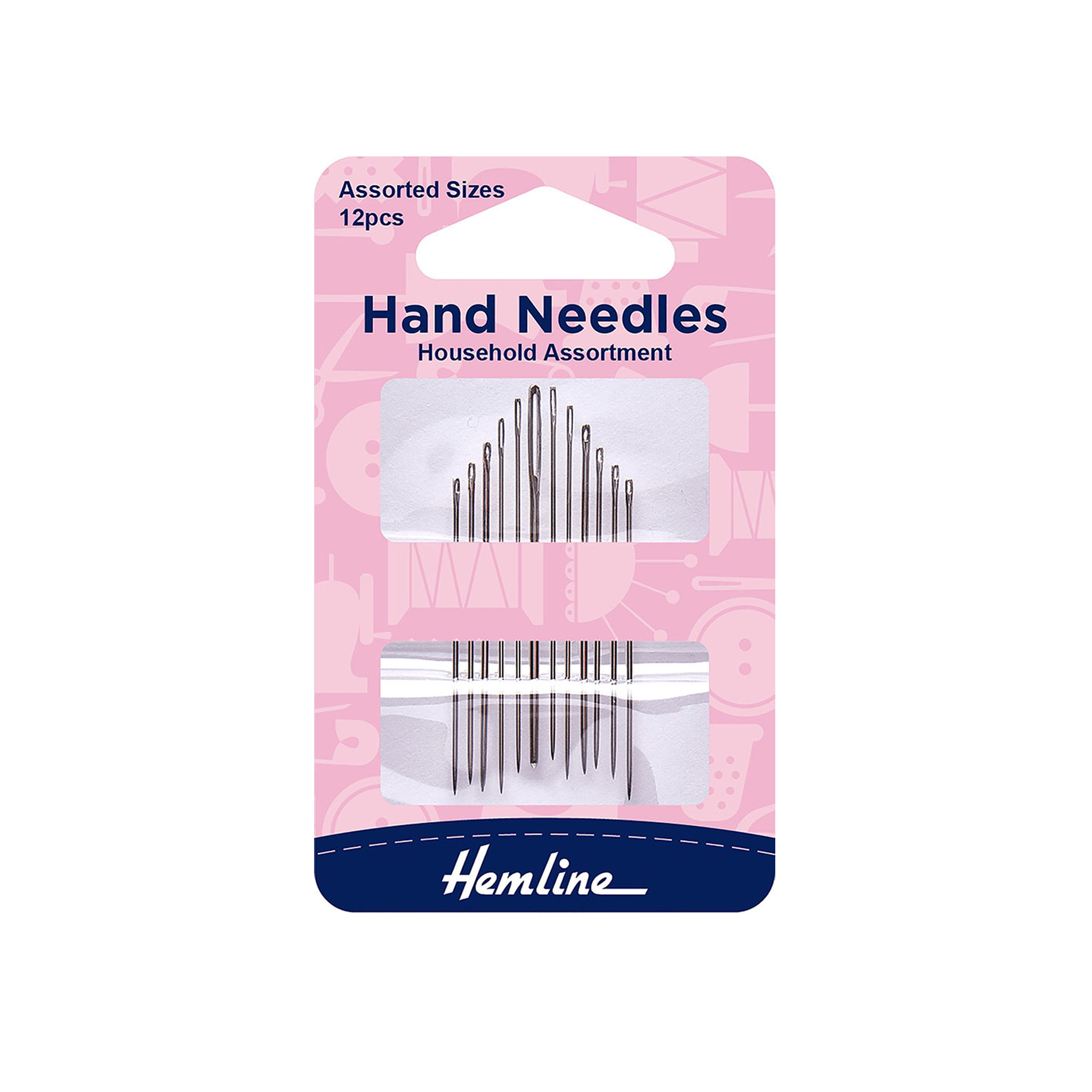 Hemline Gold Hand Sewing Quilting Needles Sizes 8-10 