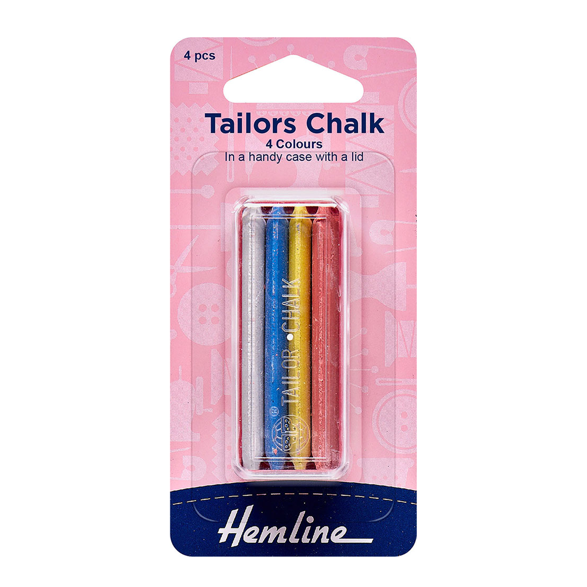 Tailors Chalk - 4 mixed colours