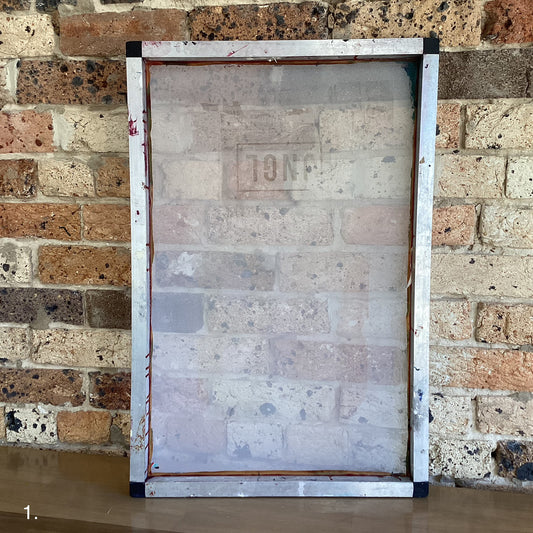 Second Hand Aluminium Frame Screens (For Screen Printing / Silk Screening)
