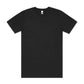Plain black t-shirt on white background