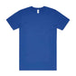 Plain bright royal t-shirt on white background