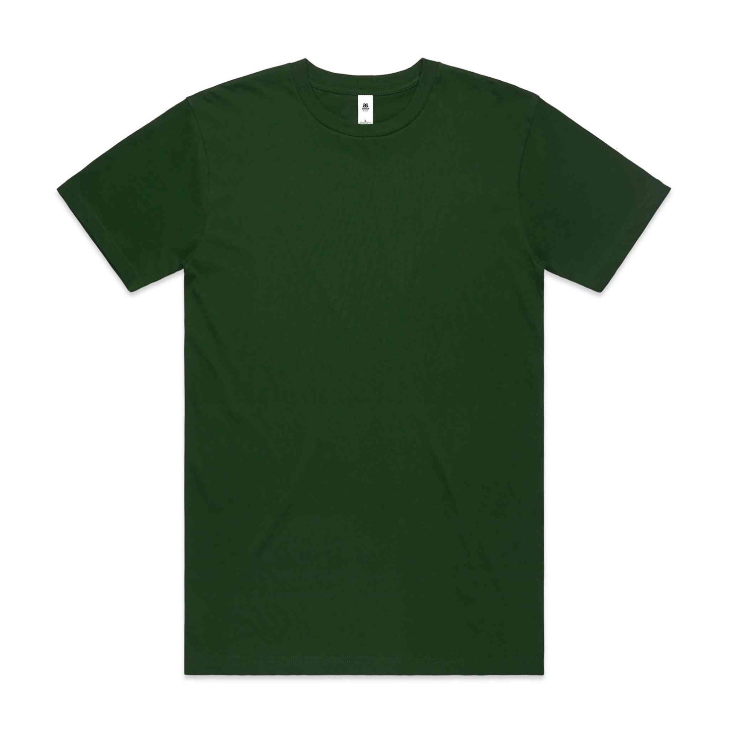 Plain green t-shirt on white background