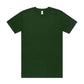 Plain green t-shirt on white background