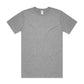 Plain grey-marle t-shirt on white background