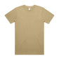 Plain khaki t-shirt on white background