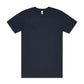 Plain navy t-shirt on white background