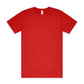 Plain red t-shirt on white background