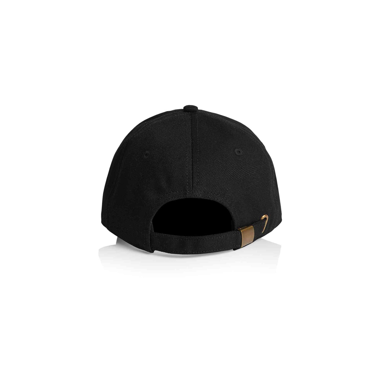 AS Colour Access 1131 canvas 6 panel cap in black colour, back view