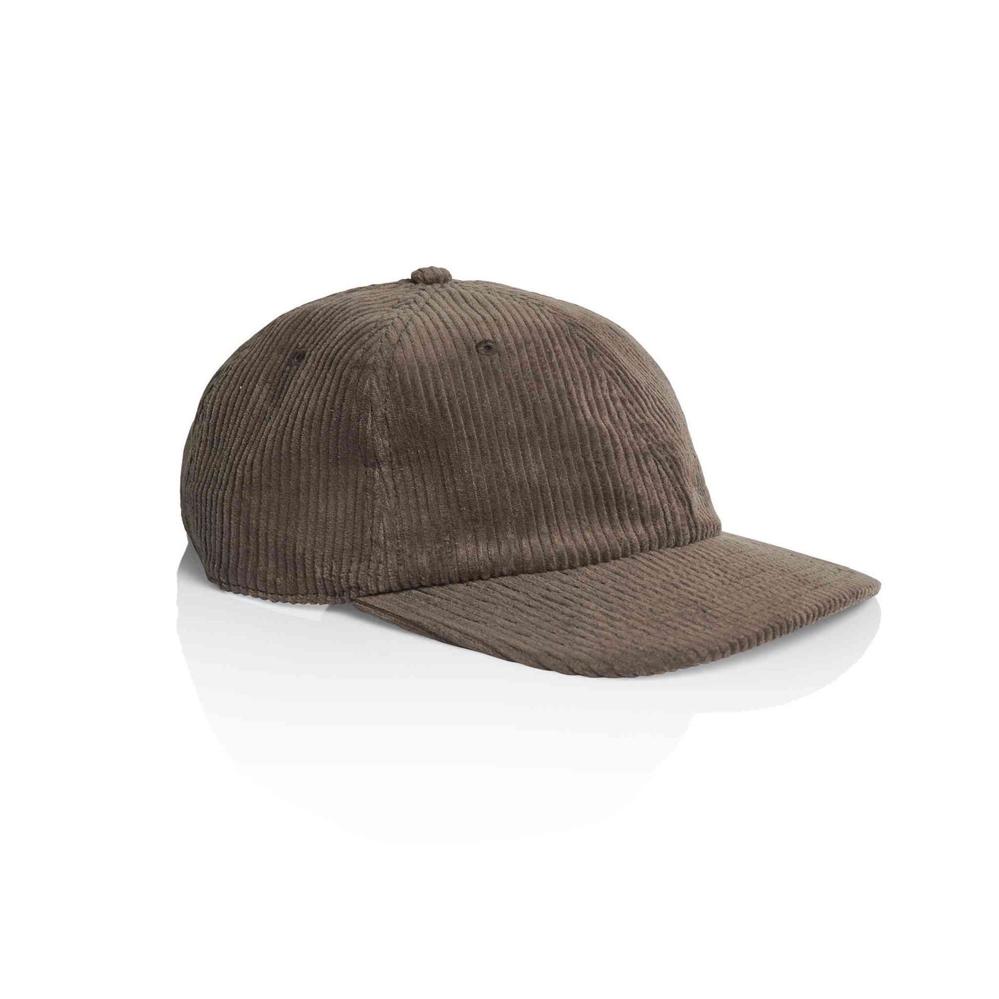 AS Colour 1152 Class 6 panel cord cap in walnut colour, side view