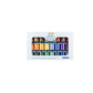 22 pack satin colours Embroidery thread set on white background 