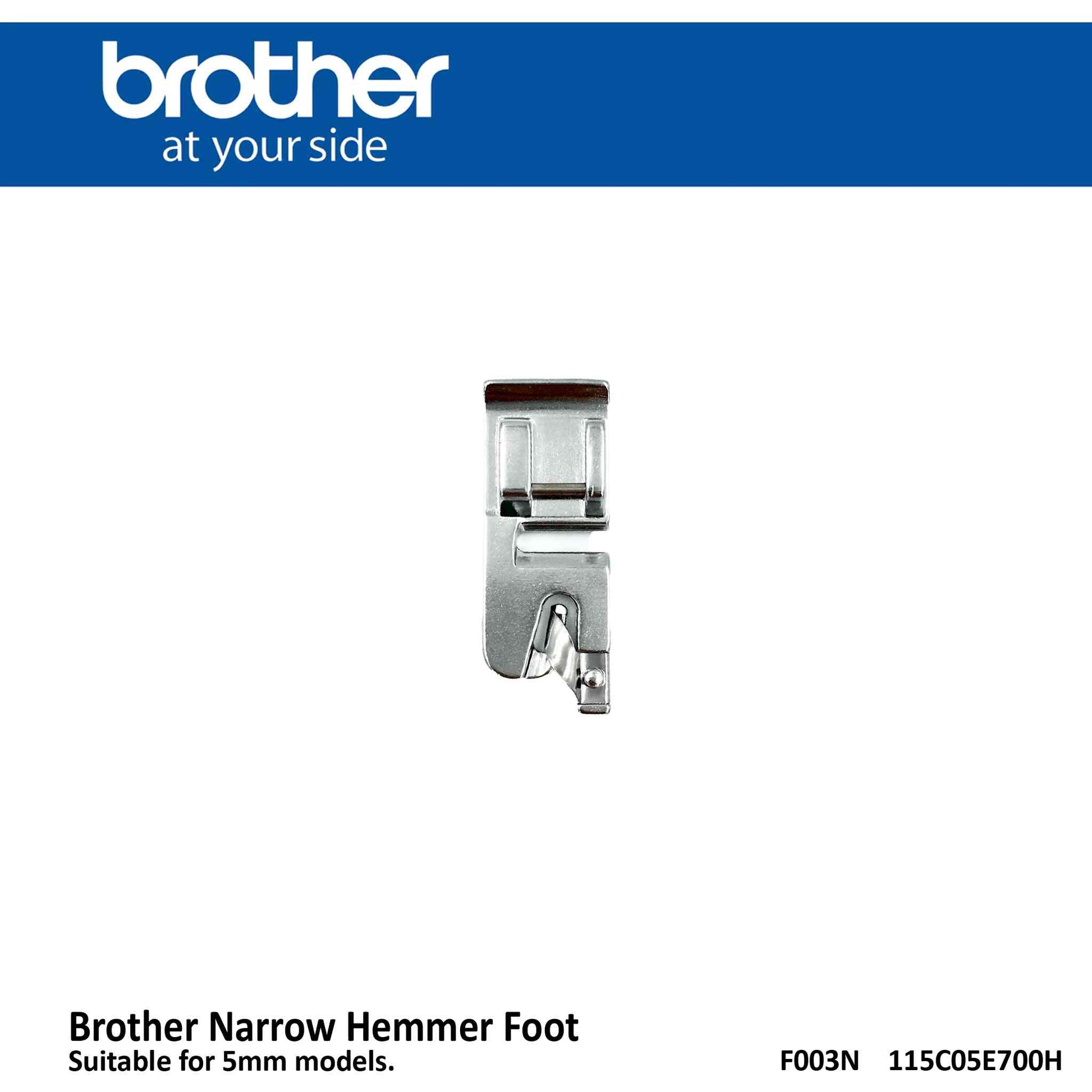 Brother Narrow Hem Foot - F002N - Brother - Brother Machines