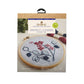 DMC Lunaria by Marie-Dominique Procureur Intermediate Level Embroidery on white background