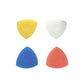 Dressmaking Tailor Chalk in yellow, white, blue and red on white background