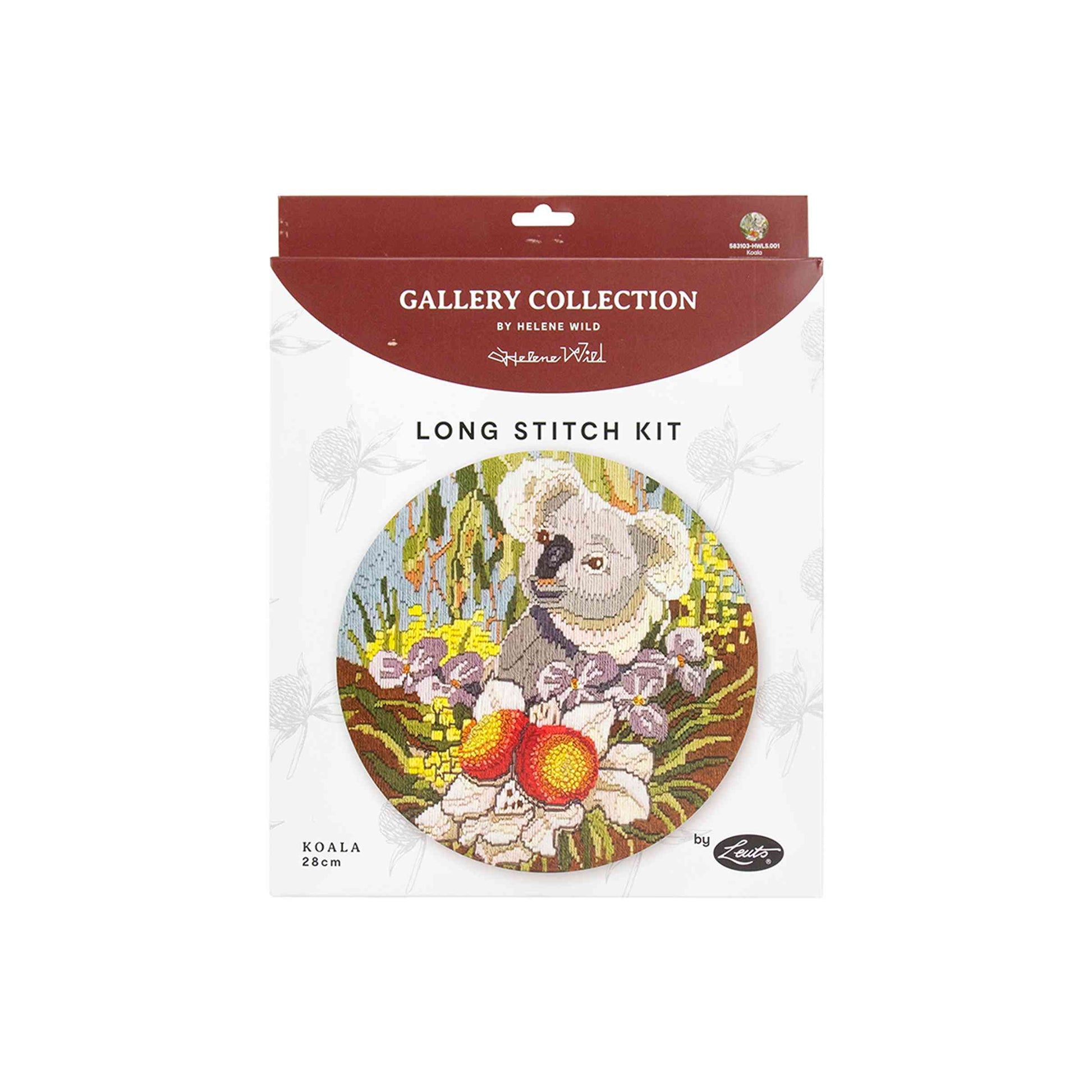 Koala Longstitch on white background