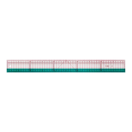 Kearing plastic pattern grading ruler 50cm on white background