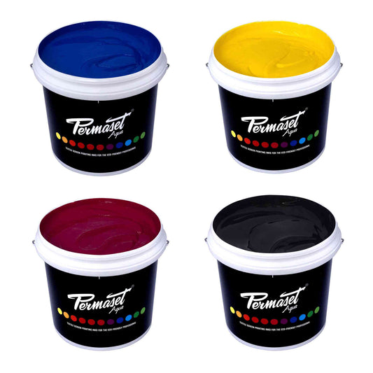 Permaset® Aqua Process Fabric Inks (CMYK)