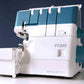 Pfaff Admire Air 5000 overlocker / serger air threading machine close up of front.