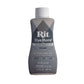 Frost grey coloured Rit DyeMore synthetic fibre dye bottle on a white background.