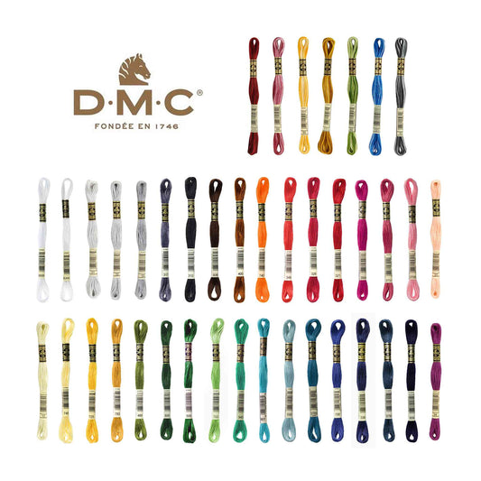 DMC Embroidery Stranded Cotton for Hand Sewing