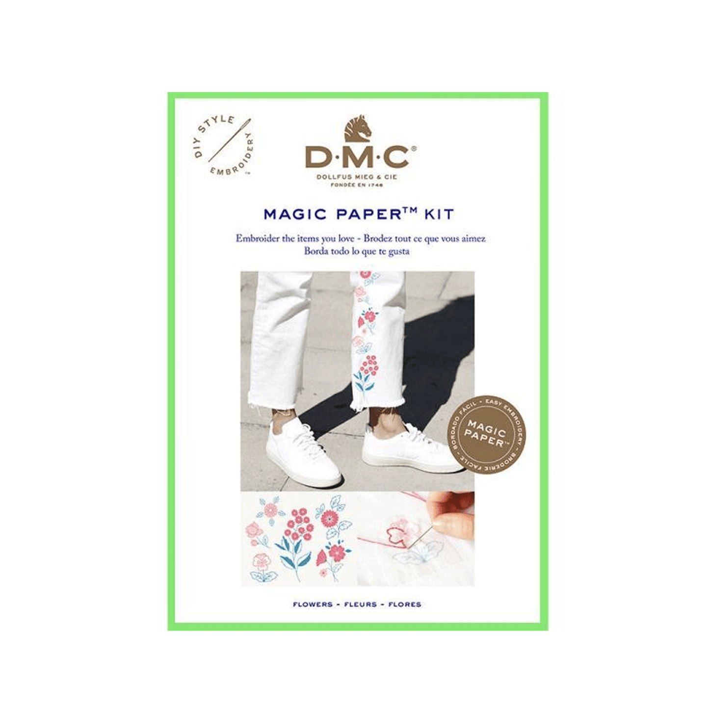 DMC Magic Paper™ Embroidery Kit