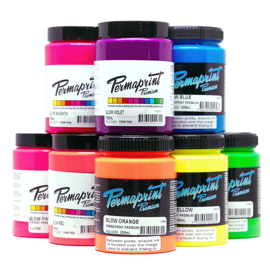 PERMAPRINT® Premium Poster Ink Glow Colours