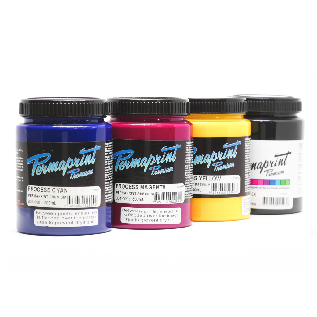 Pamo Ink Permaprint® Premium Poster Ink Process Colours – Bobbin and Ink