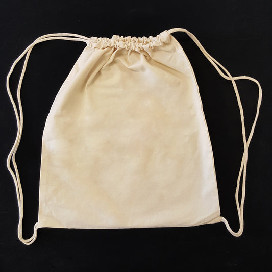 100% Cotton Blank Drawstring Bag