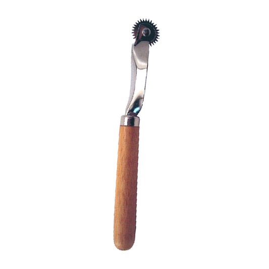 Tracing Wheel Serrated (Wooden Handle)