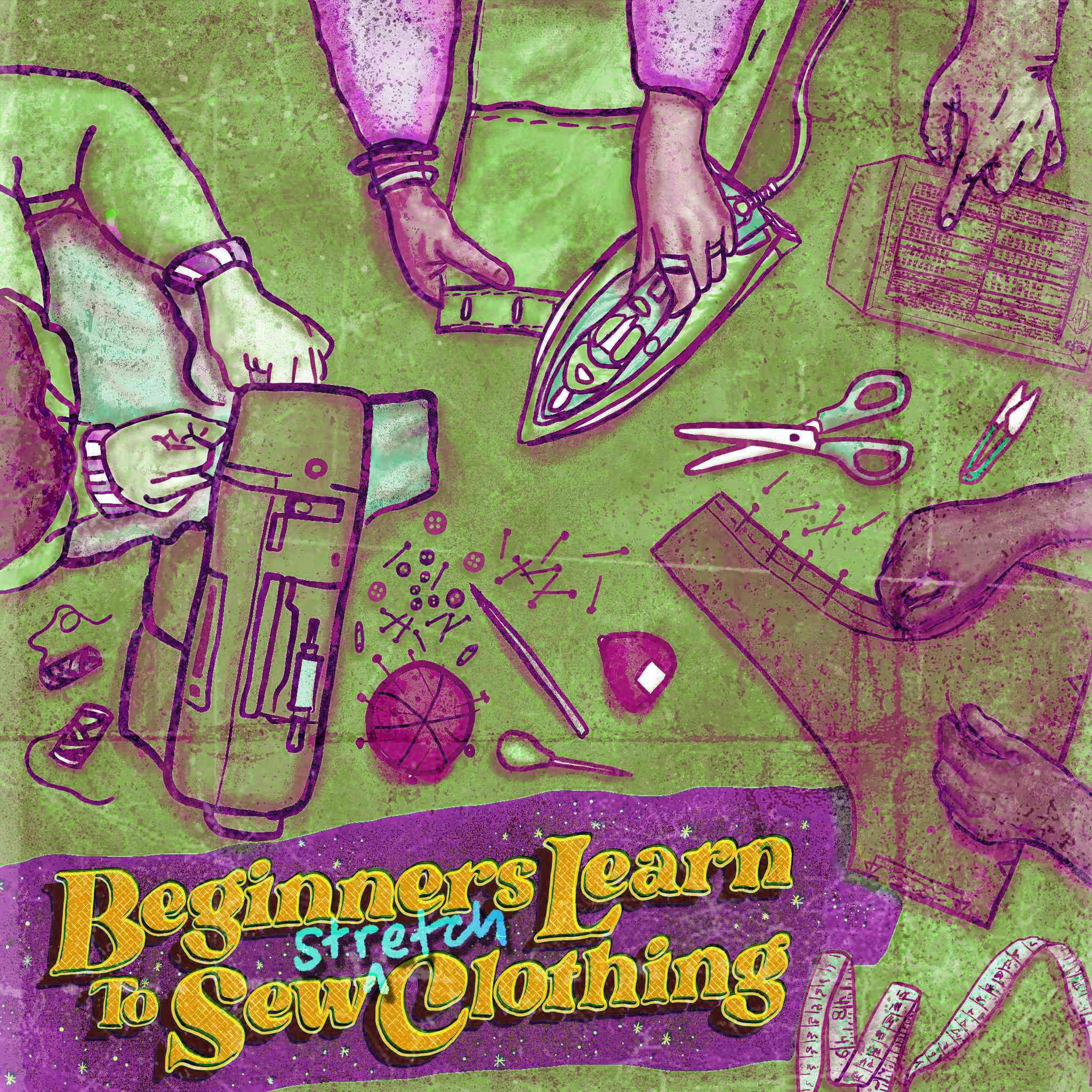 Beginners Learn to Sew Stretch Clothing Course – Bobbin and Ink