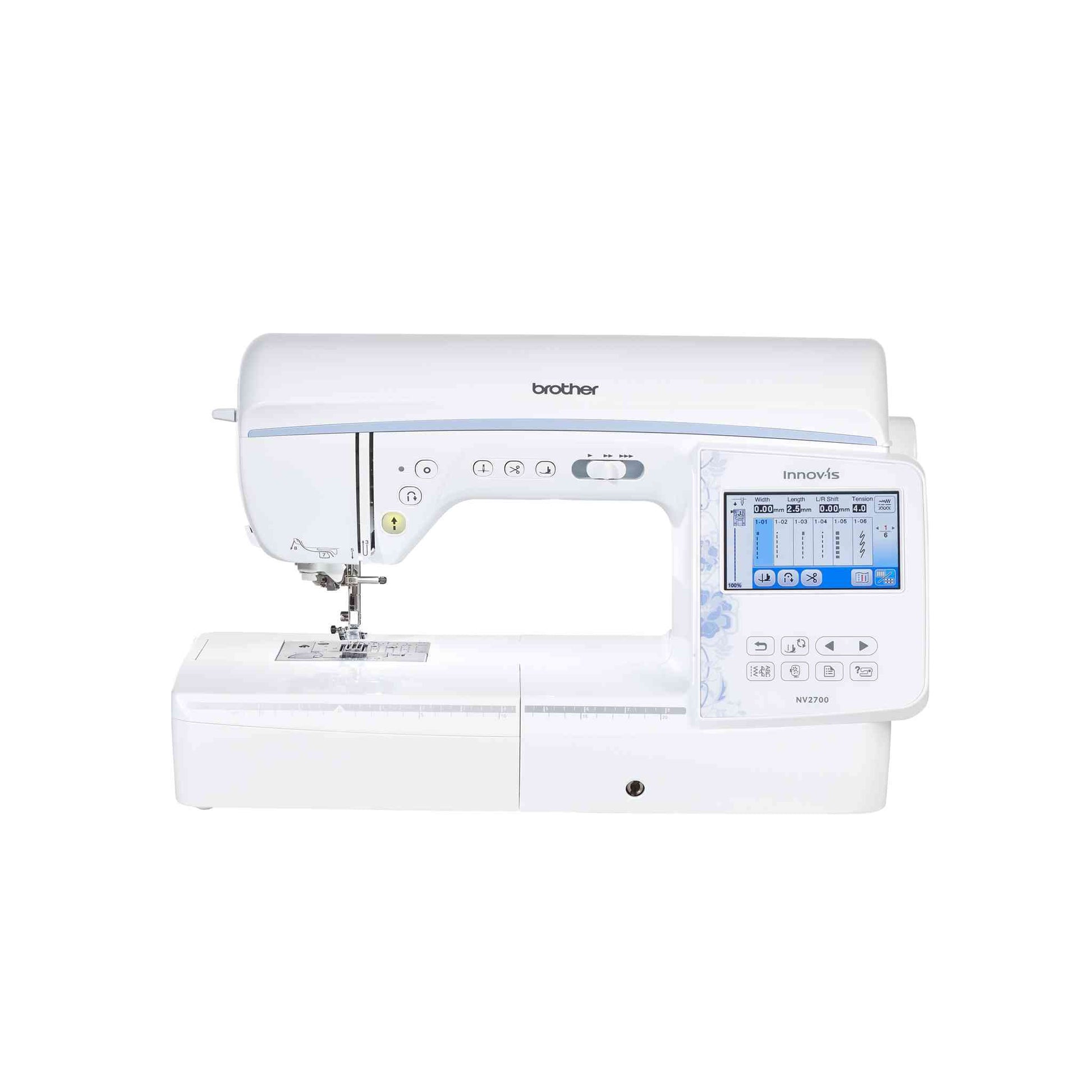 brother nv2700 sewing and embroidery machine front