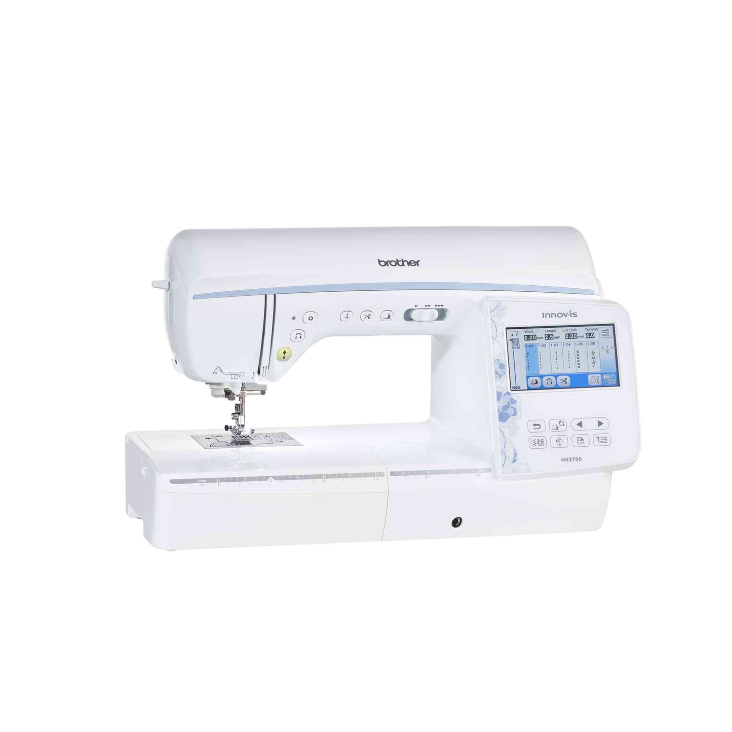 brother nv2700 sewing and embroidery machine right facing