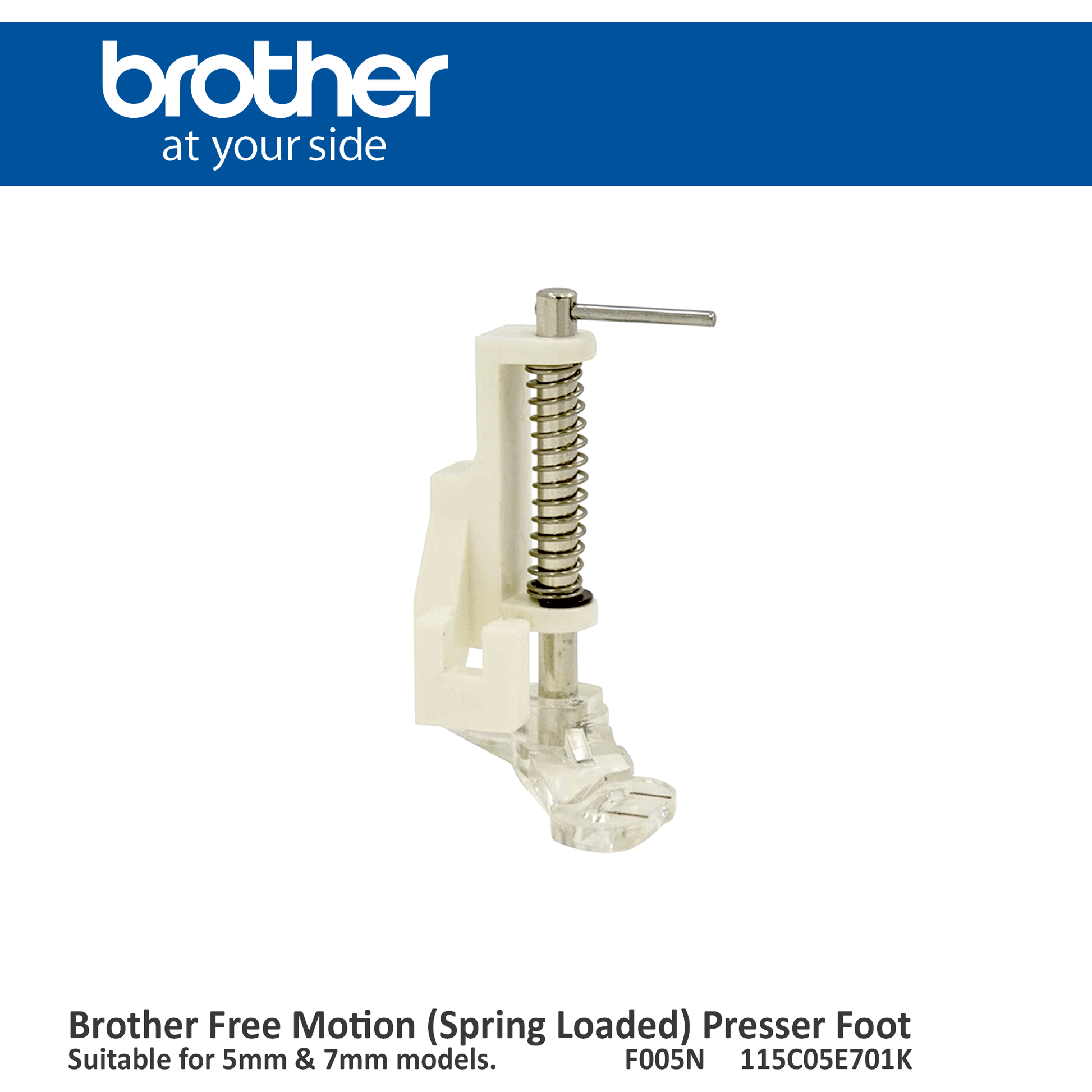 Brother Horizontal Walking Foot, 7mm