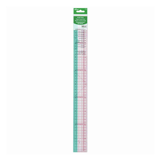 Clover Graph and Grading Ruler (50cm, Metric)