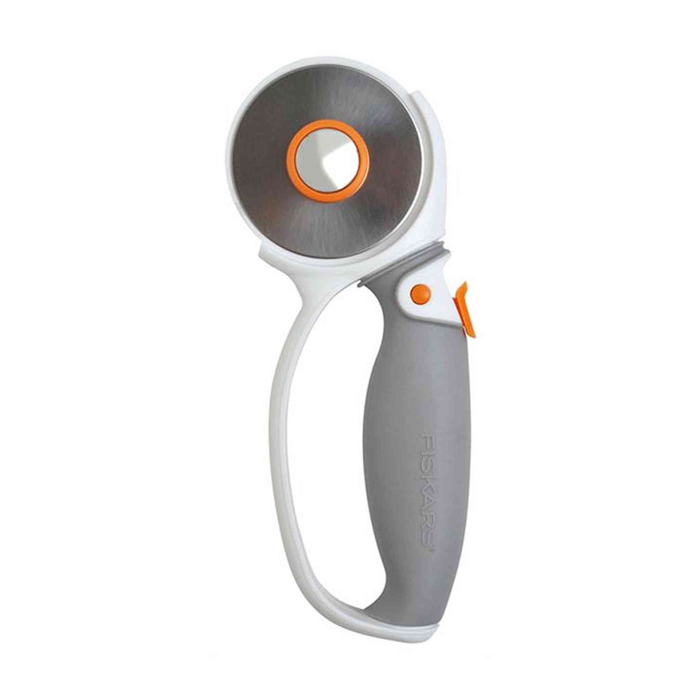 Fiskars ergo control heavy duty rotary cutter loop handle, 60mm diametre titanium blade.