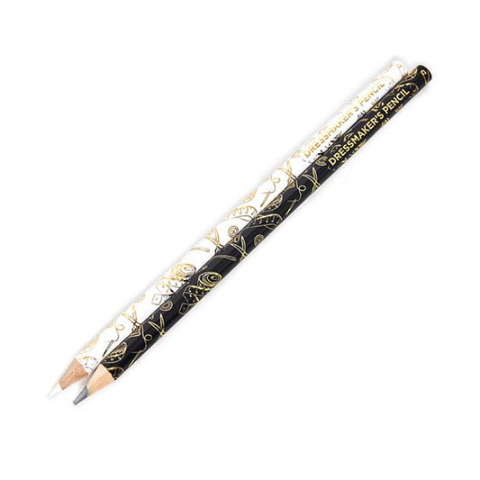 Hemline Gold Dressmaker Pencil 2pcs White / Grey lead