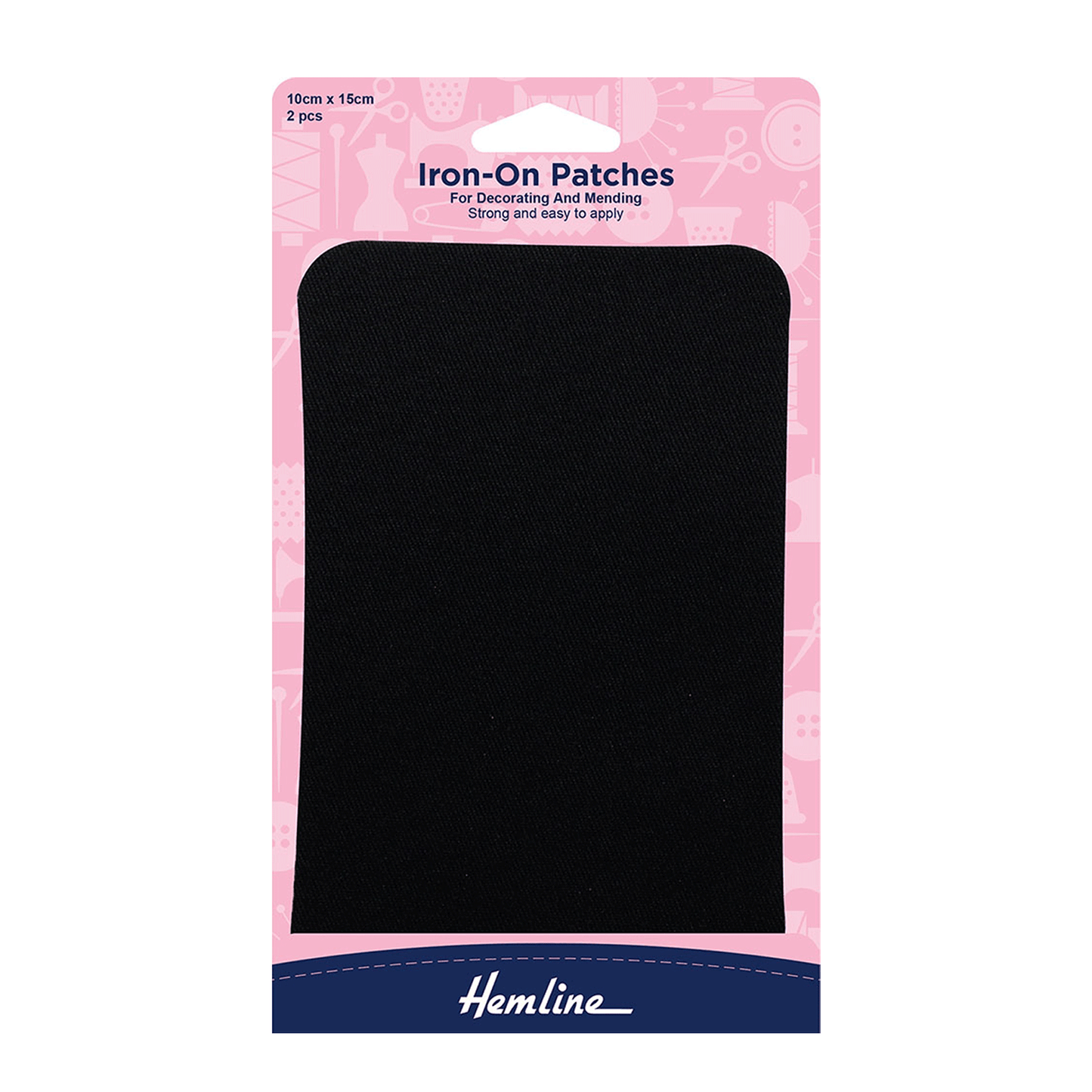 Hemline Iron-On Patches for Mending