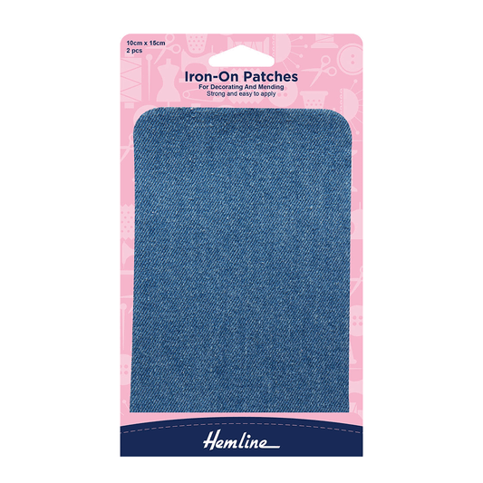 Hemline Iron-On Patches for Mending