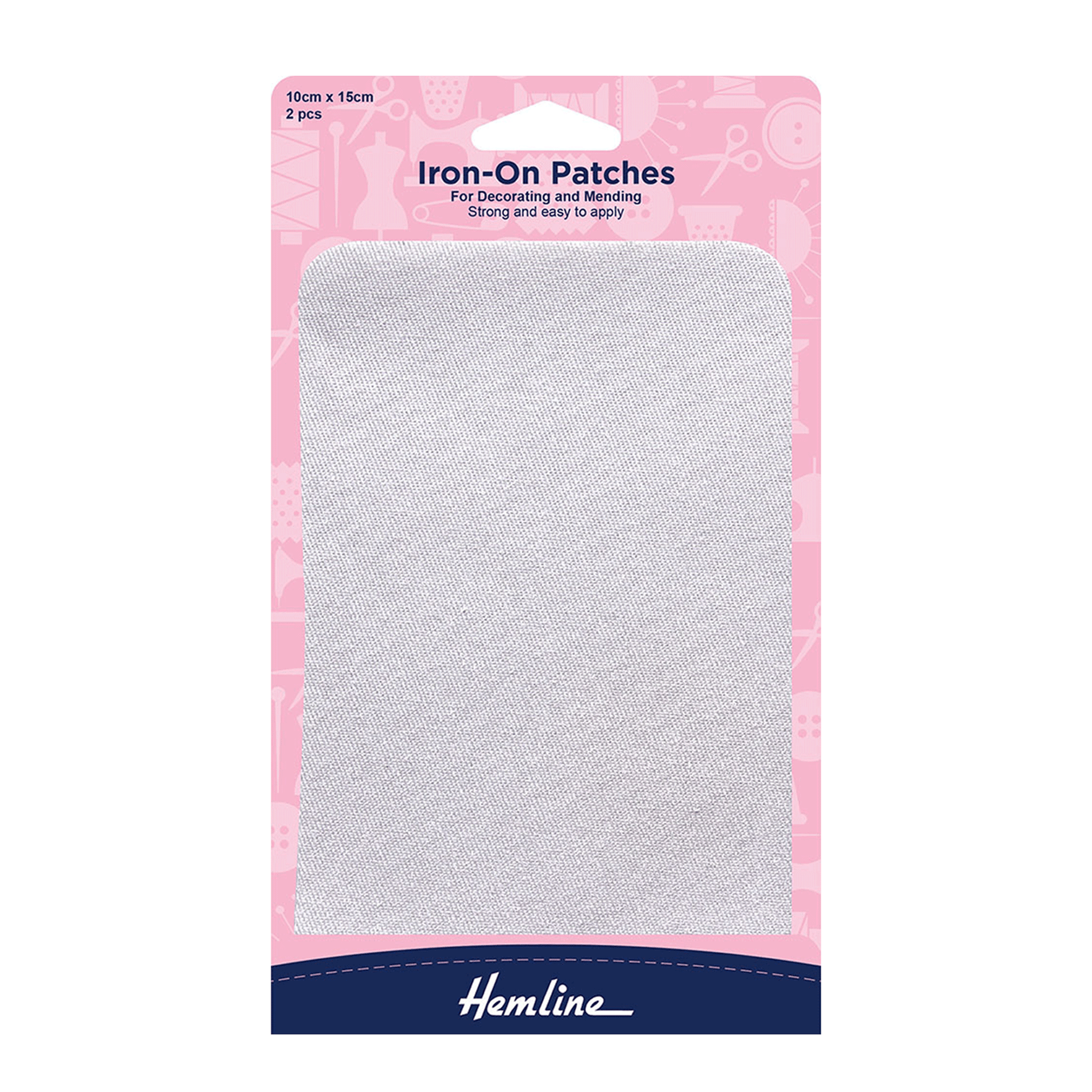 Hemline Iron-On Patches for Mending – Bobbin and Ink