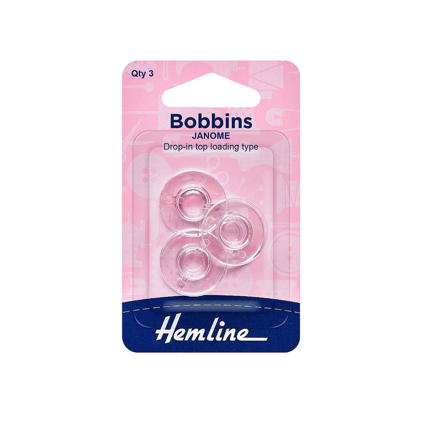 Hemline Bobbins for Sewing Machines (Various Brands / Models)