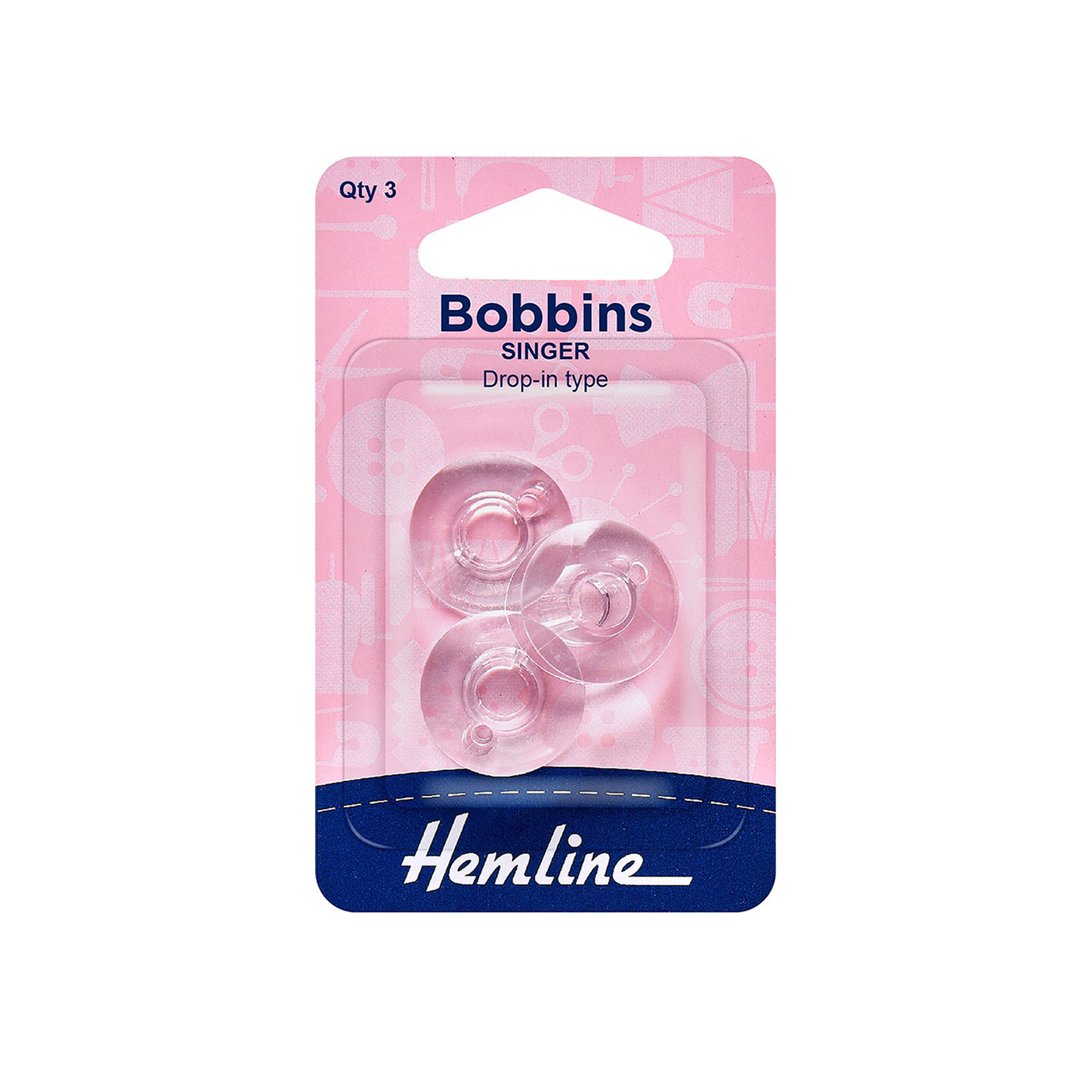 Hemline Bobbins for Sewing Machines (Various Brands / Models)